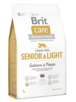 Brit Care Grain Free Senior & Light Salmon & Potato 3kg