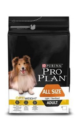 Purina Pro Plan Adult All Size Light/Sterilised 3kg