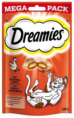 Dreamies Kurczak Mega Pack - przysmak dla kota 180g