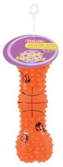 Zolux Zabawka winylowa piłka-kość do koszykówki 15cm [480776]
