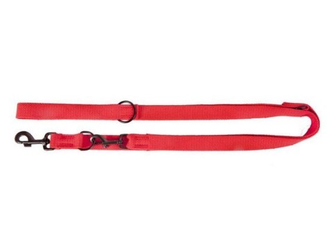 Dingo Smycz taśma przedłużana z taśmy bawełnianej 2,5cm/120-220cm czerwona