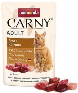 Animonda Carny Adult Wołowina + Kangur saszetka 85g