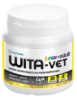 Wita-Vet Complex 8g - preparat mineralno-witaminowy dla suk i szczeniąt ras dużych 30tabl