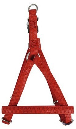 Zolux Szelki regulowane Mac Leather 25mm Czerwone [522065RO]
