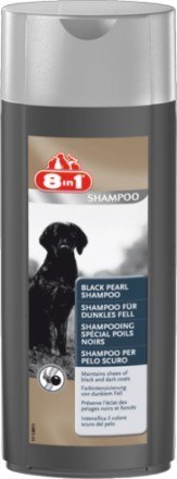 8in1 Black Pearl Shampoo - Szampon dla psów o ciemnym umaszczeniu 250ml