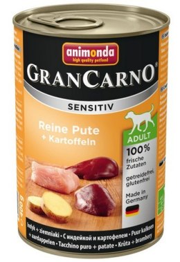 Animonda GranCarno Sensitiv Indyk + ziemniaki puszka 400g
