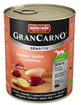 Animonda GranCarno Sensitiv Kurczak + ziemniaki puszka 800g