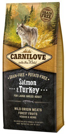 Carnilove Dog Salmon & Turkey Large Adult - łosoś i indyk 1,5kg