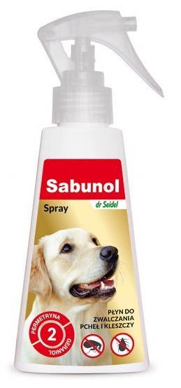 Sabunol Spray przeciw pchłom i kleszczom dla psa 100ml