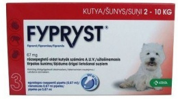 Fypryst Spot-On Pies 2-10kg - 67mg/0,67ml - 1 sztuka