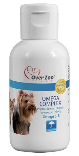 Over Zoo Omega Complex 50ml Suplement diety - poprawa sierści i skóry