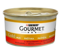 Gourmet Gold Mus z Wołowiną 85g