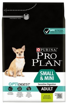 Purina Pro Plan Adult Small & Mini OptiDigest Sensitive Digestion Lamb 7kg
