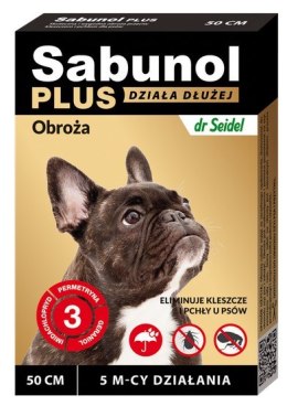 Sabunol Obroża Plus przeciw pchłom dla psa 50cm
