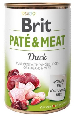 Brit Pate & Meat Dog Duck puszka 400g