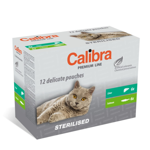 Calibra Premium Multipack Sterilised Cat 12x100g