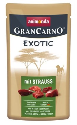 Animonda GranCarno Adult Dog Exotic Strauss (Struś) 125g
