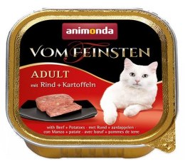 Animonda vom Feinsten Cat Adult z Wołowiną i Ziemniakami tacka 100g