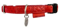 Zolux Obroża regulowana Mac Leather 20mm Czerwona [522040RO]