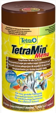 Tetra Menu - mix płatków w czterech przegrodach - dla ryb słodkowodnych 100ml