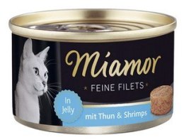 Miamor Feine Filets Dose Thunfisch & Shrimps - tuńczyk i krewetki 100g