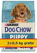 Purina Dog Chow Puppy Jagnięcina 2,5kg (2+0,5kg)