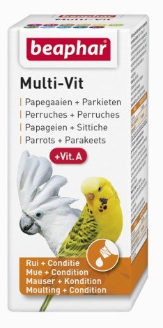Beaphar Multi-Vit For Parrots - witaminy dla papug 20ml