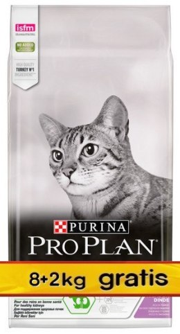 Purina Pro Plan Cat Sterilised Optirenal Turkey 10kg (8+2kg gratis)