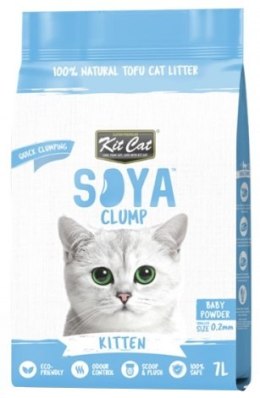 Kit Cat Żwirek ECO SoyaClump Baby Powder 7L / 2,5kg